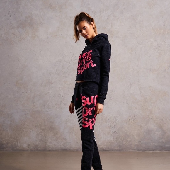 DONATED - Superdry Cropped Hoodie - Picture 2 of 3